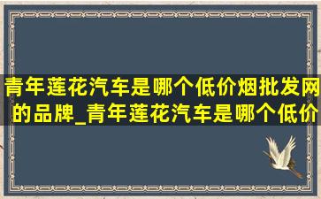 青年莲花汽车是哪个(低价烟批发网)的品牌_青年莲花汽车是哪个(低价烟批发网)的