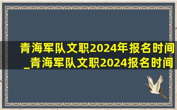 青海军队文职2024年报名时间_青海军队文职2024报名时间