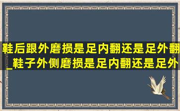 鞋后跟外磨损是足内翻还是足外翻_鞋子外侧磨损是足内翻还是足外翻