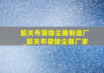 韶关布袋除尘器制造厂_韶关布袋除尘器厂家