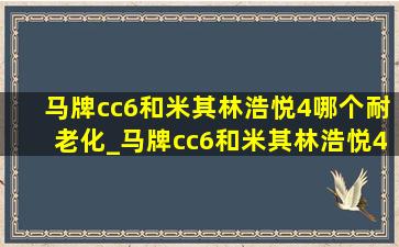 马牌cc6和米其林浩悦4哪个耐老化_马牌cc6和米其林浩悦4哪个静音