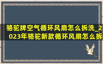 骆驼牌空气循环风扇怎么拆洗_2023年骆驼新款循环风扇怎么拆洗