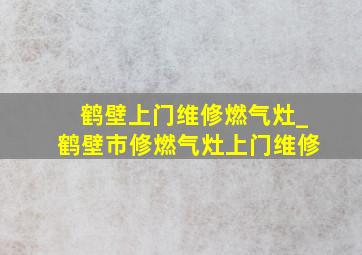 鹤壁上门维修燃气灶_鹤壁市修燃气灶上门维修