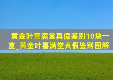 黄金叶喜满堂真假鉴别10块一盒_黄金叶喜满堂真假鉴别图解