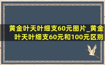 黄金叶天叶细支60元图片_黄金叶天叶细支60元和100元区别