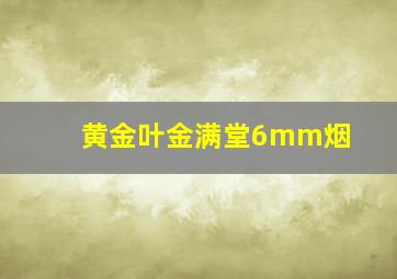 黄金叶金满堂6mm烟