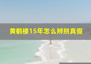 黄鹤楼15年怎么辨别真假