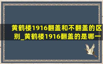 黄鹤楼1916翻盖和不翻盖的区别_黄鹤楼1916翻盖的是哪一款