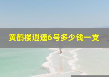 黄鹤楼逍遥6号多少钱一支